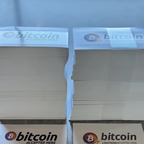 비트코인 결제매장 스티커 v1 1